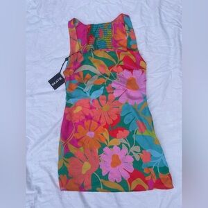 Skatie Icon Mini Dress - Flamingo